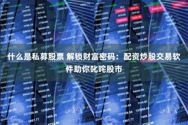 什么是私募股票 解锁财富密码:配资炒股交易软件助你叱咤股市